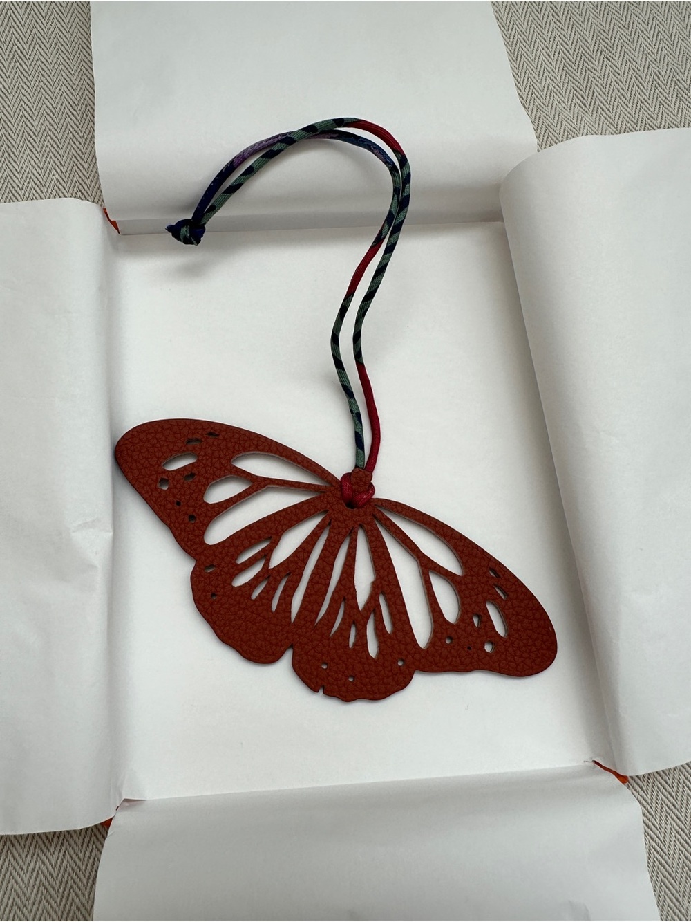 Hermes Petit H Butterfly Charm